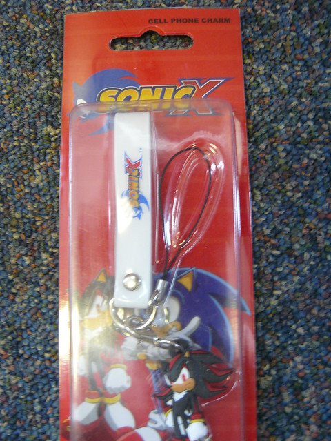 Sonic X - Shadow Phone Charm, Sonic X - Shadow Phone Charm